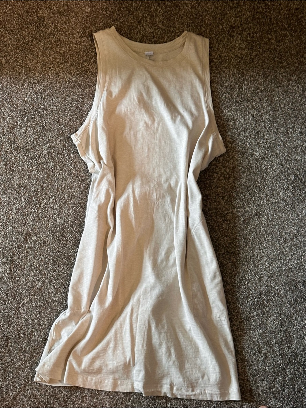 Old Navy Cream Mini Dress Tank Style